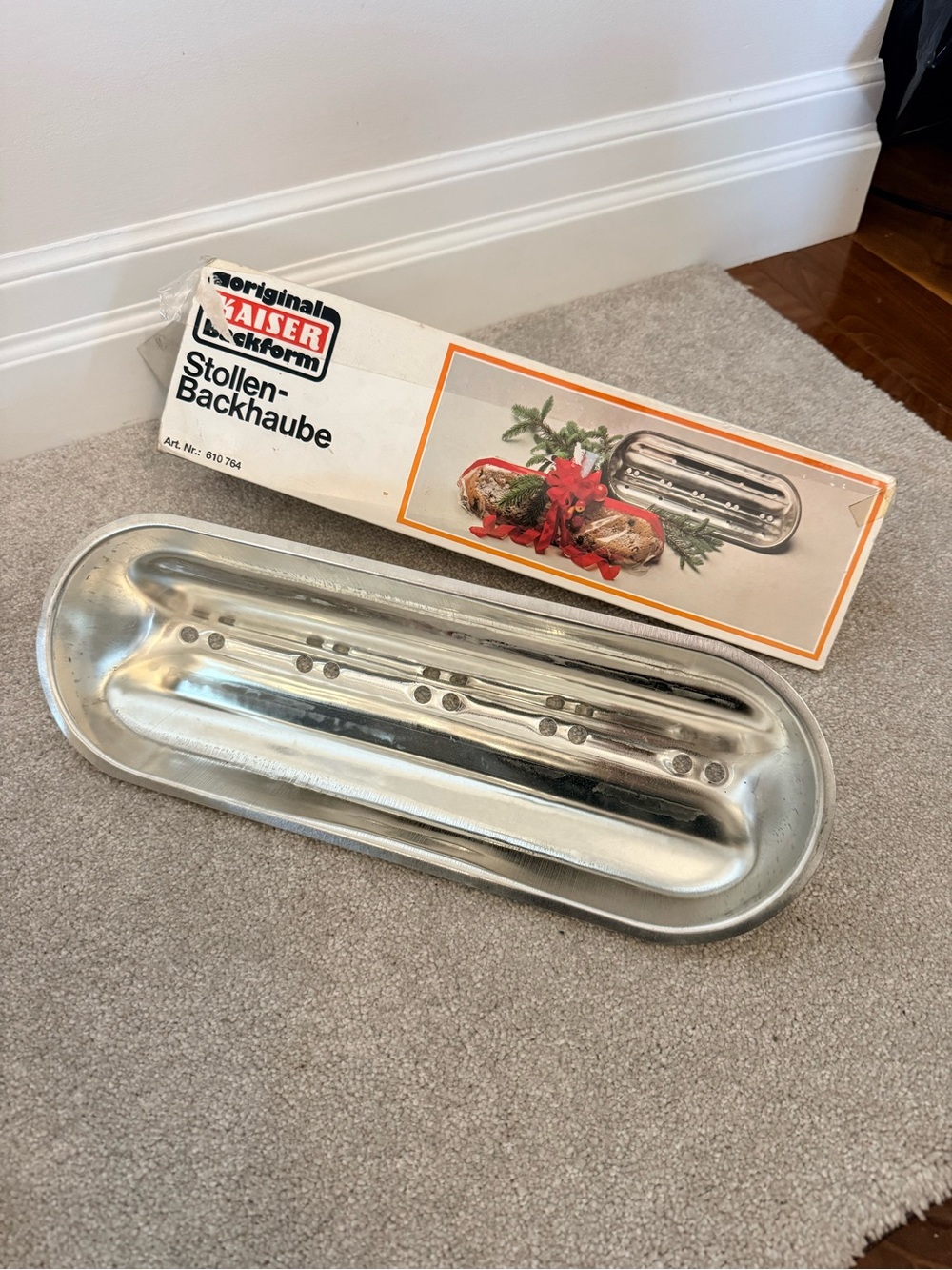 Stainless Steel Stollen Baking Pan - Silver